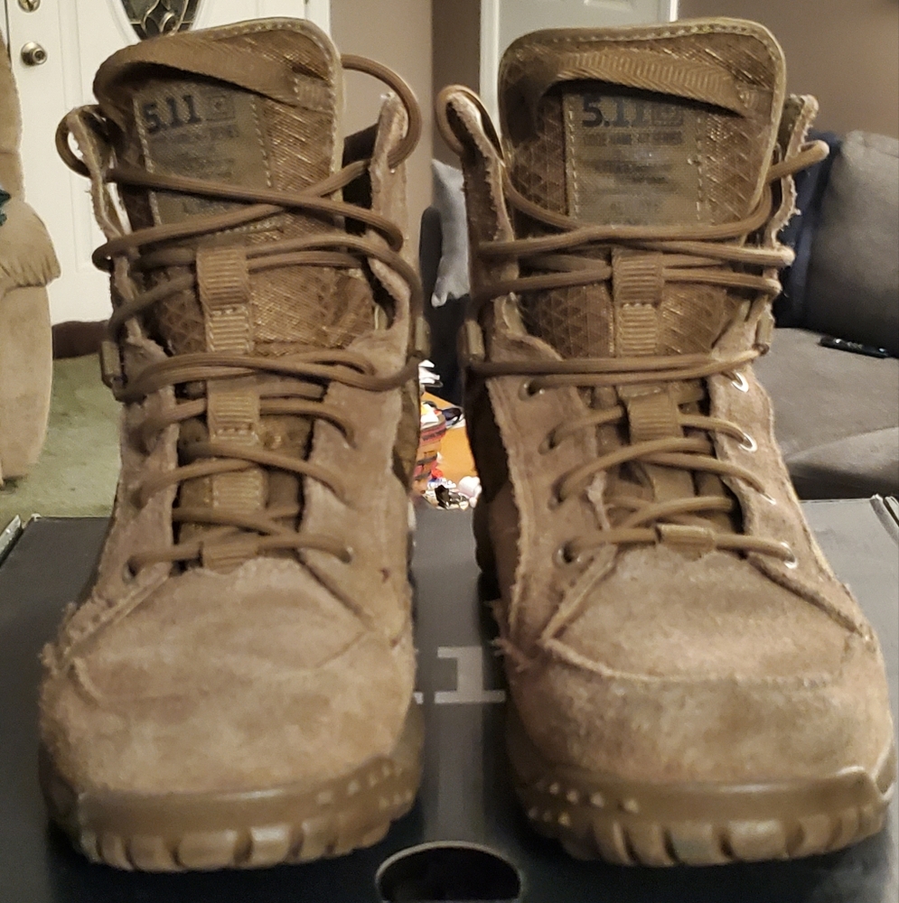 5.11 A/T 6" Non-Zip Boots - Dark Coyote 10.5